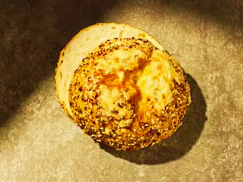 Panera Bread menu item: Asiago Everything Bagel
