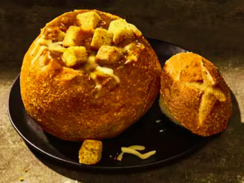 Panera Soup Menu Bistro French Onion Soup Bread Bowl