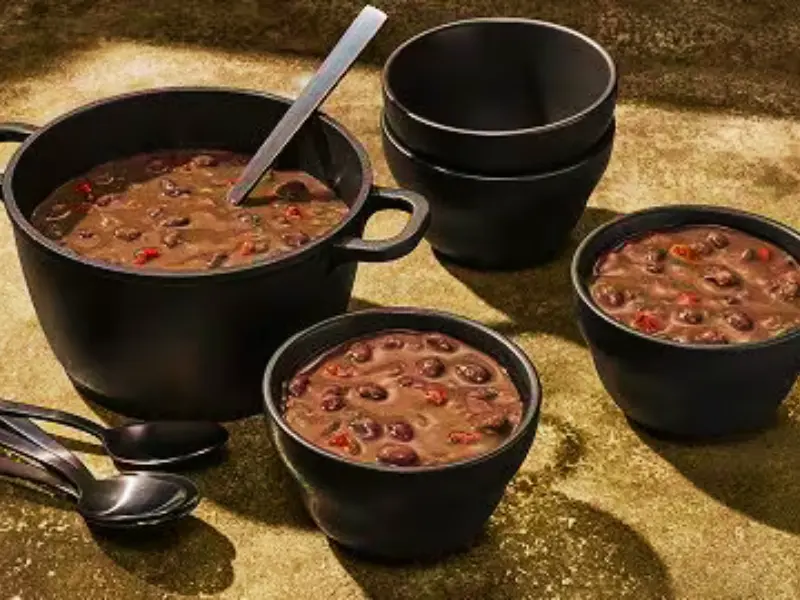 Black Bean Soup Group Serving