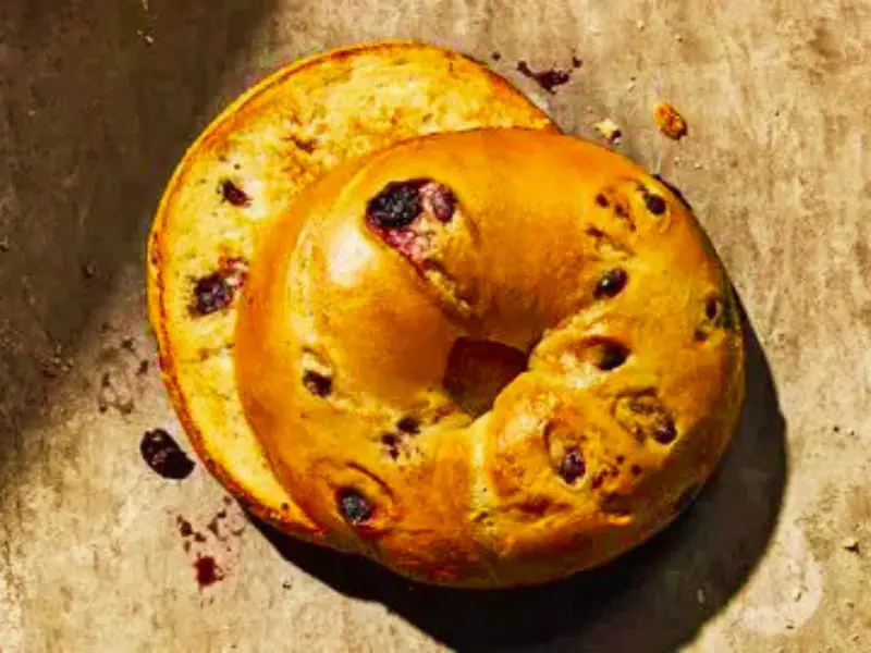 Panera Bread menu item: Blueberry Bagel