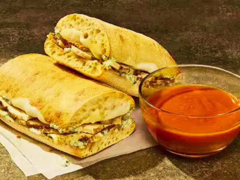 Panera Bread menu item: Chicken Pesto Ciabatta Dipper