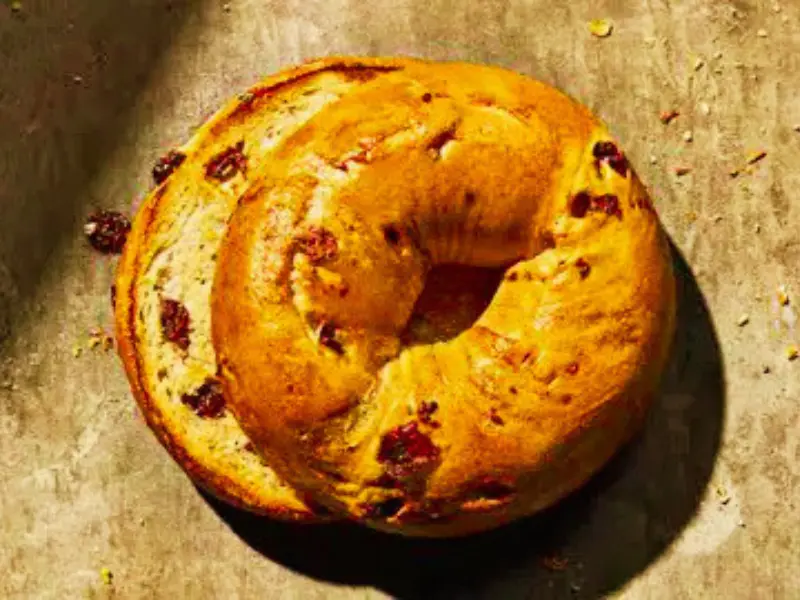 Panera Bread menu item: Cinnamon Swirl & Raisin Bagel