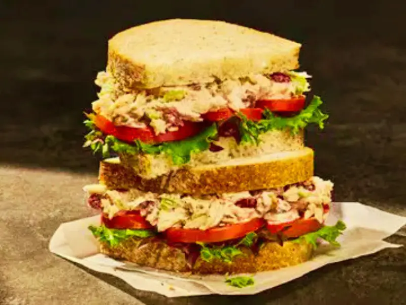Panera Bread menu item: Cranberry Walnut Chicken Salad Sandwich