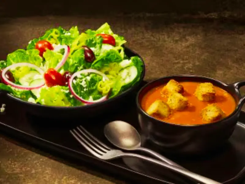 Greek Salad Creamy Tomato Soup