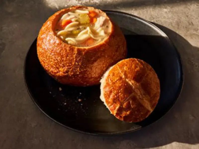 Panera Soup Menu Homestyle Chicken Noodle Soup Bread Bowl