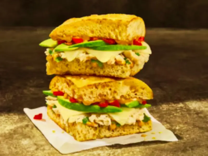 Panera Bread menu item: Chipotle Chicken Avocado Melt